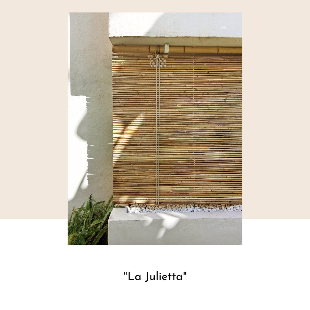La Julietta - Bamboo roller blinds