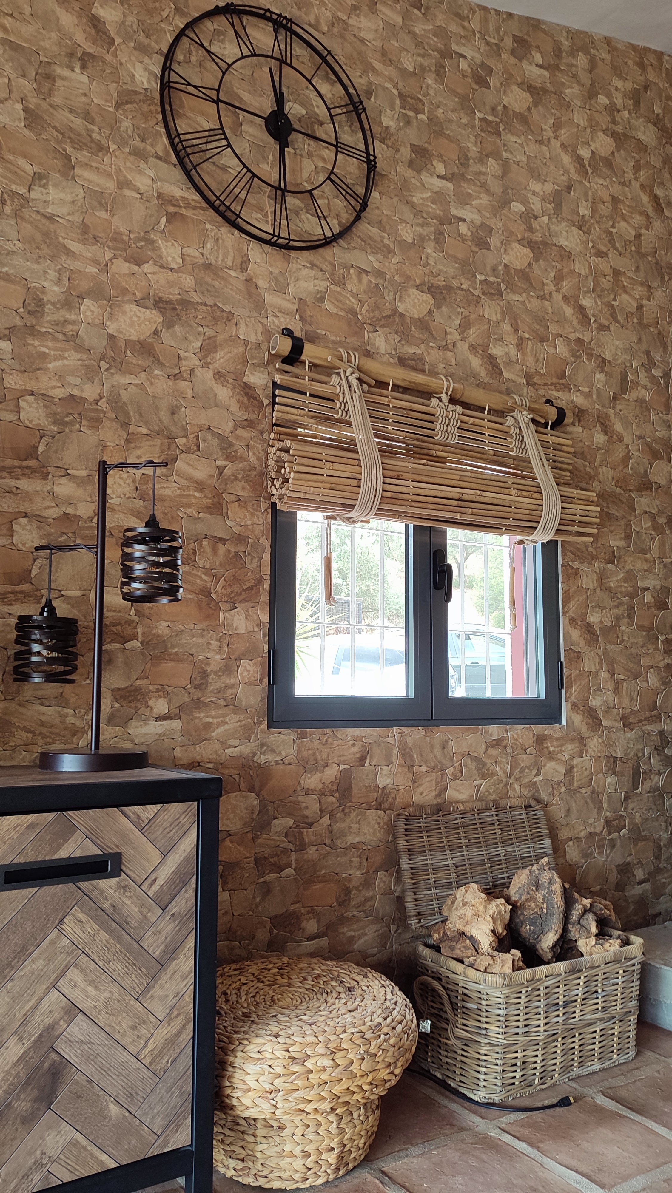 La Julietta - Bamboo roller blinds